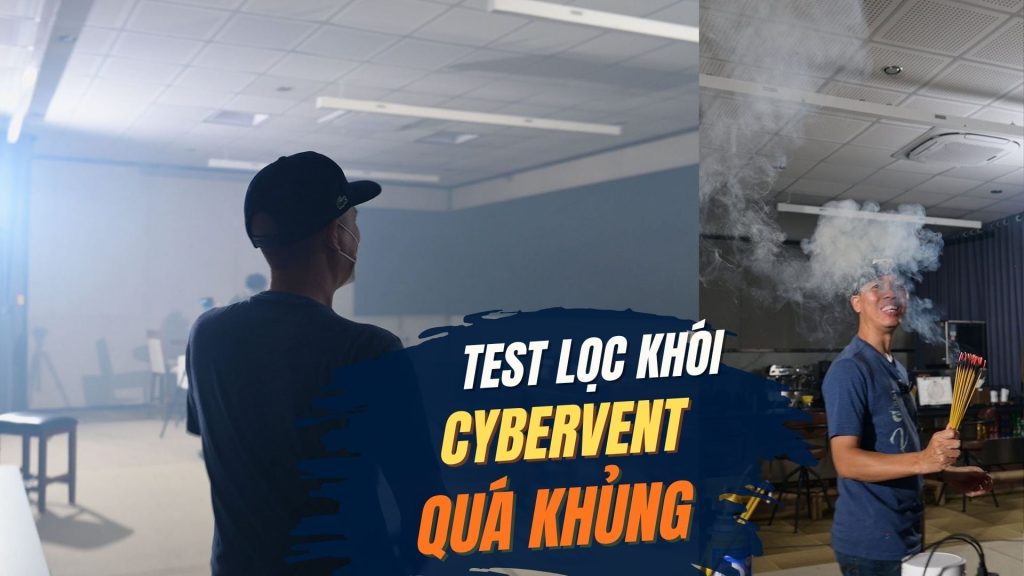 Test khả năng lọc khí của hệ thống AirProce CyberVent, hơn trăm cây nhang khói kín phòng缩略图 Edit