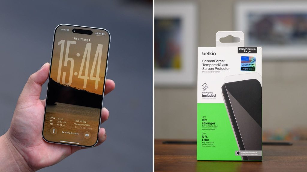 Trên tay Kính cường lực Belkin cho iPhone 17 series, bảo vệ màn hình đón Tết缩略图 Edit