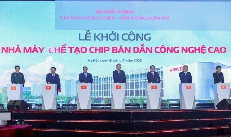 Khởi công nhà máy chế tạo chip công nghệ cao đầu tiên của Việt Nam