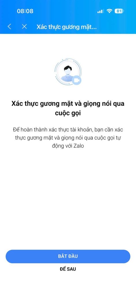 Zalo chuyển đổi định danh người dùng qua dữ liệu gương mặt, giọng nói缩略图 Zalo chuyển đổi định danh người dùng qua dữ liệu gương mặt, giọng nói