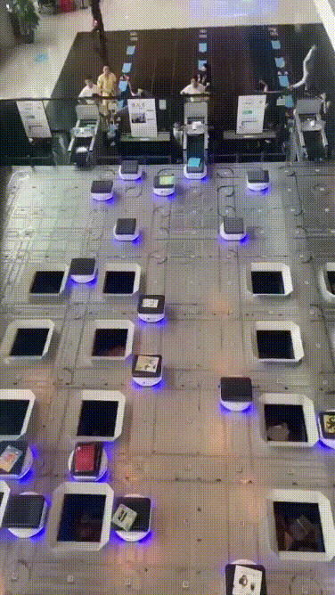 Tại Thư viện Bao’an Thâm Quyến, công nghệ robot trong kho hàng đang được sử dụng để xử lý sách,…缩略图 Thích