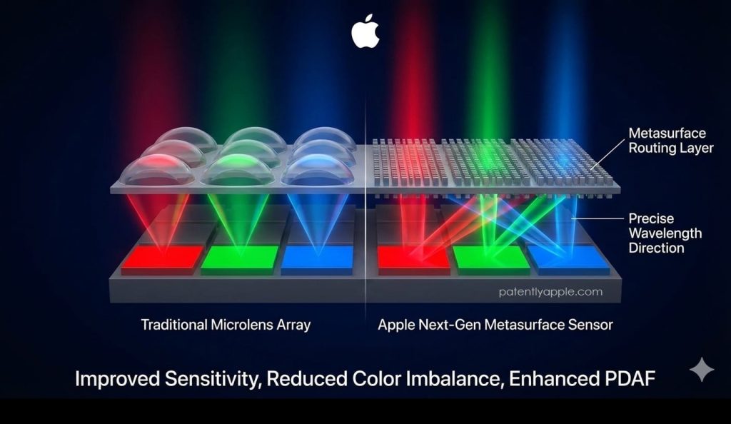 Apple phát triển công nghệ cảm biến ảnh mới dùng metasurface cho iPhone缩略图 Edit