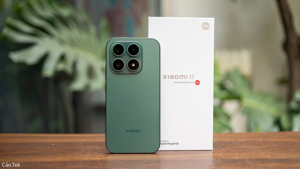 Trên tay Xiaomi 17: Thiết kế nhỏ gọn, Snapdragon 8 Elite Gen 5, camera chụp đẹp, pin lớn 6.330 mAh缩略图 Edit