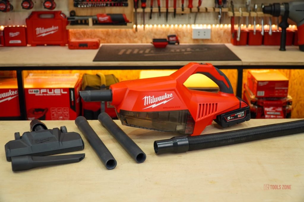 Trên tay nhanh máy hút bụi cầm tay dùng pin Milwaukee M18 BLCV2 (0892)缩略图 Edit