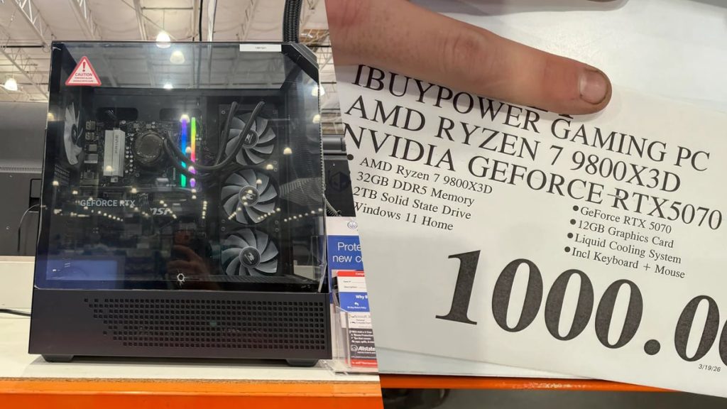 Mua máy tính ở Costco: 9800X3D, 32GB DDR5, RTX 5070, giá có… 1000 USD缩略图 Screenshot 2026-03-20 at 8.11.33 PM.jpg