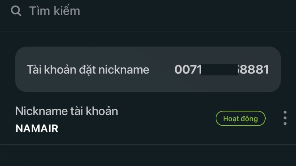 Từ ngày 1/4 các ngân hàng sẽ ngừng sử dụng tài khoản nickname缩略图 Edit
