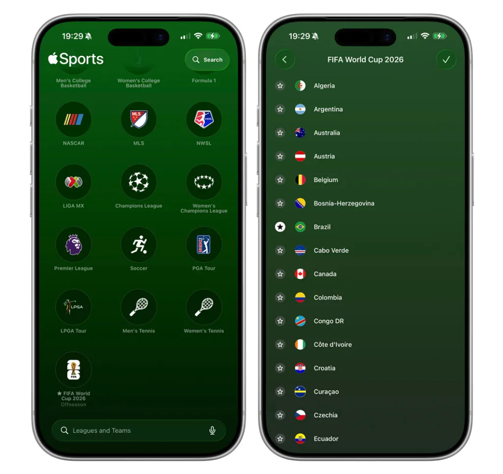Apple vừa cập nhật ứng dụng Apple Sports để hỗ trợ Giải bóng đá World Cup 2026, sự kiện sẽ chính…缩略图 Thích