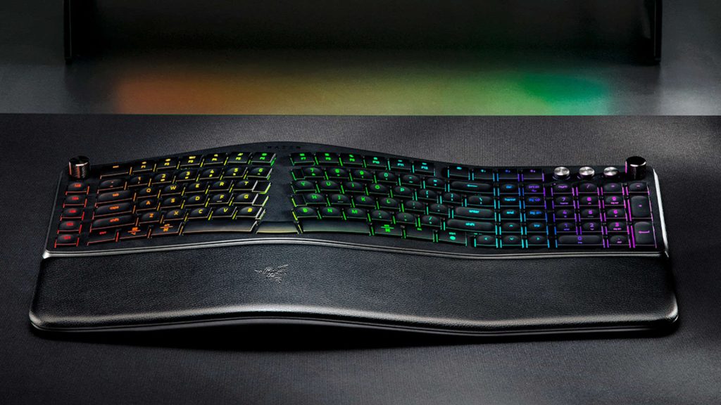 Razer ra mắt bàn phím Pro Type Ergo – layout Alice công thái học, có 2 núm xoay, độ tùy biến cao缩略图 Edit