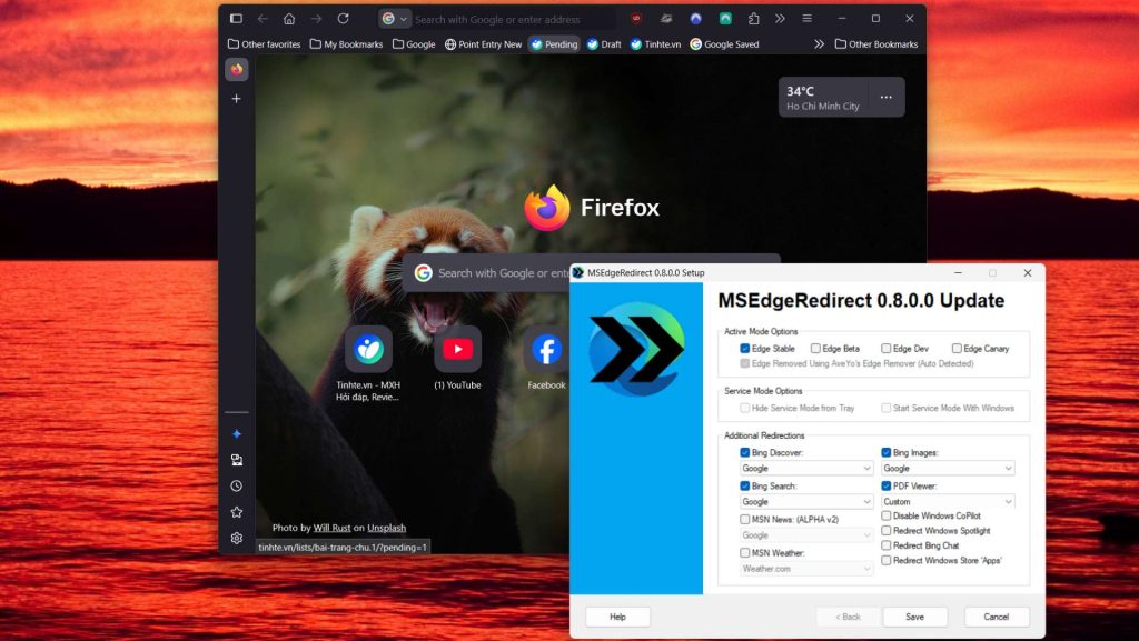 Mở mọi link bằng trình duyệt mặc định thay vì Edge trên Windows 11缩略图 Máy lạnh TCL