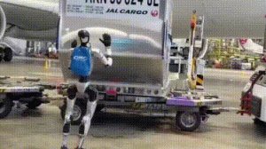 Japan Airlines thử nghiệm robot nhân hình bốc xếp hành lý tại sân bay Haneda
